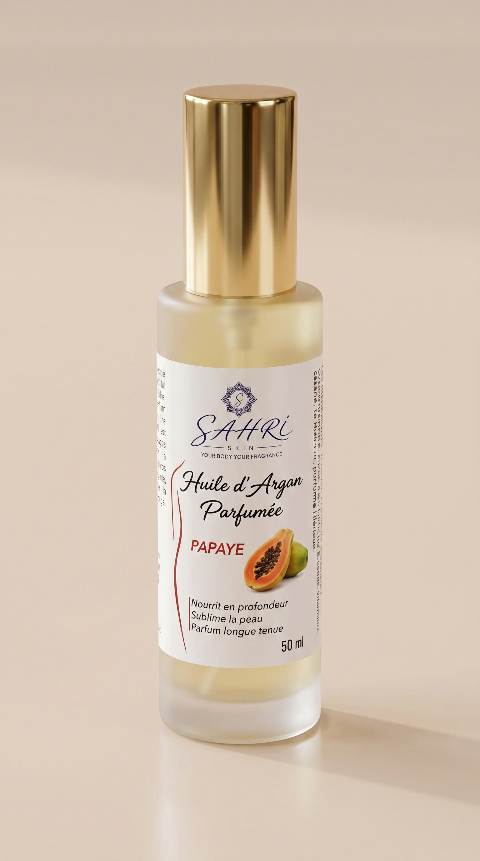 Huile Argan Papaye SAHRI SKIN